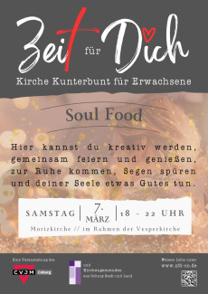 Plakat für Zeit für Dich – Soul Food