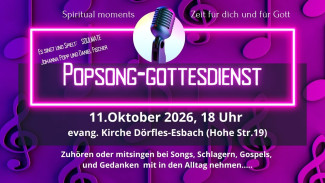 Popsong Gottesdienst 11.10.26